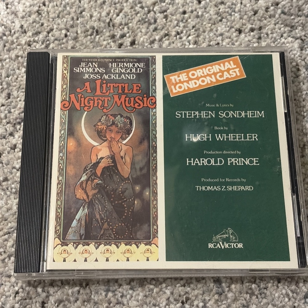 A LITTLE NIGHT MUSIC ORIGINAL LONDON CAST CD [LIKE NEW] STEPHEN SONDHEIM